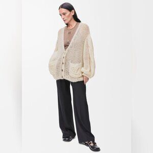 NWOT ！Loewe  Anagram cardigan in mohair